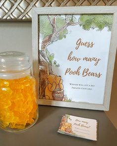 Winnie-the-Pooh Baby Shower Ideas - Sarah Barnes A Little Pooh Is Almost Due, Gender Reveal Ideas Pooh Theme, Winnie The Pooh Sprinkle, Boy Baby Shower Themes Winnie The Pooh, Winnie The Pooh Gender Reveal Ideas For Party, Pooh Bear Baby Shower Games, Pooh Gender Reveal Ideas