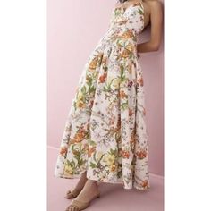 New J.Crew Collection Anguilla Halter Dress In Ratti Tropical Floral Size 14 *~ Sold Out Online. Retailed For $188 * **New With Tag. * Brand ~ J.Crew Collection * Style ~ Anguilla Halter Dress In Ratti Tropical Floral * Style # Bi689 Size ~ 14 * Color ~ White Floral Print * A-Line Skirt, Fitted Drop Waist And Plenty Of Ties To Keep You Cool And Polished At Every Event This Summer. Beachy Floral Print, Courtesy Of Italy's Ratti Print House * Button Front * Maxi * Lined * Machine Washable * Cotton Floral Maxi Sundress For Daywear, Spring Long Cotton Sundress, Floral Sundress Maxi For Daywear, Maxi Length Floral Sundress For Daywear, Floral Sundress Maxi Length For Daywear, Bohemian White Midi Floral Dress, Bohemian White Floral Midi Dress, Cotton Maxi Sundress For Garden Party, White Long Sundress For Spring