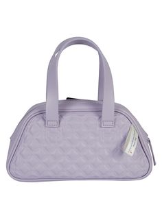 Lilac purple small tote bag from ForBitches features striking diamond quilting, a logo tag, dual top handles, and a detachable chain-link shoulder strap. This design combines functionality with style, making it ideal for casual outings or chic events.

- Top zip fastening
- Main compartment spacious enough for essentials
- Dimensions: 25cm x 30cm x 15cm Purple Tote, Purple Tote Bag, Quilted Tote Bags, Small Tote Bag, Quilted Totes, Givency Antigona Bag, Lilac Purple, Small Tote, Diamond Quilt