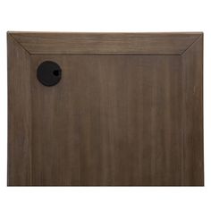 an image of a wooden door with a black knob on it's side and the bottom