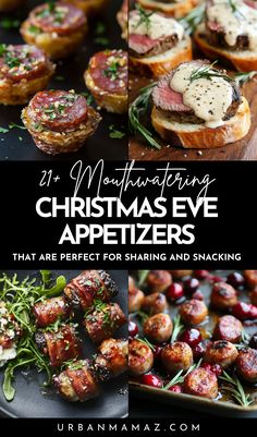 Christmas Eve Appetizers That Are Perfect For Sharing And Snacking Christmas Shareable Appetizer, Crowd Favorite Recipes, Best Crowd Pleasing Appetizers, Beautiful Christmas Appetizers, Xmas Dinner Appetizers, Christmas Eve Nibbles, Cute Holiday Appetizers, Christmas Hourdourves Ideas, Best Christmas Hors D’oeuvres