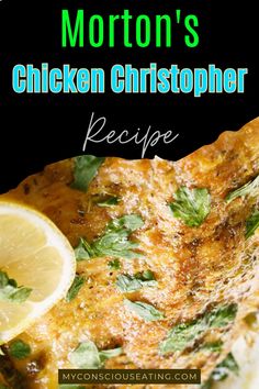 Chicken with a garnish of parsley Chicken Recipes For Company, Cordon Blue, Chicken Diet, Sauteed Green Beans, Breaded Chicken Breast, Lemon Butter Sauce, Chicken Cordon