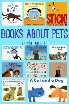 there are many books about pets on this page