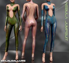 https://www.patreon.com/posts/belaloallure-cc-88375140 Alien Suit, Alien Clothes, Sims 4 Cc Skin, Shirt Dress Outfit, Look Formal, The Sims 4 Download