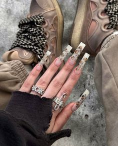 Aw Nails, Leopard Nails Short, Billie Eilish Nails, Animal Print Nails, Nails Only, Nail Art Ideas, Dream Nails, Fire Nails