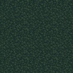 a dark green wallpaper with leaves on it