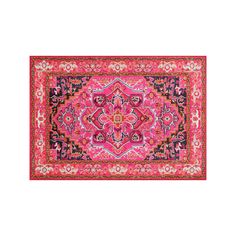 Impress your guests with this nuLOOM Casablanca Mackenzie Vintage Framed Floral rug.FEATURES Durable cut & loop pile Nonslip design Framed border Floral pattern CONSTRUCTION & CARE Polypropylene Latex backing Pile height: 0.25'' Professional clean Imported Attention: All rug sizes are approximate and should measure within 2-6 inches of stated size. Pattern may also vary slightly. Size: 2.5X12 Ft. Color: Pink Ovrfl. Gender: unisex. Age Group: adult. Affordable Rugs, Synthetic Rugs, Medallion Rug, Area Rug Sizes, Pink Area Rug, Orange Area Rug, Floral Rug, Pink Rug, Art Of Living