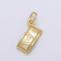 Thank you for reading my listing Description! Item specs as below 24K goldfilled Measurement: 12mm x 7mm Material: Brass, Copper, Gold Filled Quantity: 1 Piece 100 Dollar Bill, 100 Dollar, Gold Armband, Luck Charm, Mini Charm, Dollar Bill, Vintage Jewels, Fantasy Jewelry, Stylish Jewelry