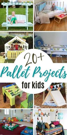 20 diy pallet projects for kids that are easy to make and great for indoor play