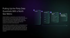 a black and purple background with text describing the path to pay data guardrails with a north starmetric