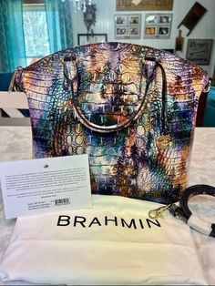 Brahmin Bags, Brahmin Handbags, Croc Leather, Heart Bag, Find Color, Slide In, Woven Bag, Stylish Bag, Everyday Bag