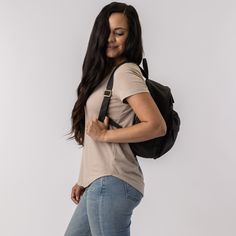 mini canvas backpack#color_charcoal-grey Everyday Standard Backpack, Practical Black Everyday Backpack, Minimalist Backpack For Everyday Use, Functional Backpack For Everyday And Back To School, Functional Everyday Backpack For Back To School, Practical Everyday Bags For Back To School, Casual Leather Backpack For Everyday And Back To School, Minimalist Everyday Standard Backpack, Casual Everyday Leather Backpack For Back To School