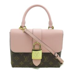 Louis Vuitton Louis Vuitton Lv Locky Bb Shoulder Handbag Monogram Pink Brown W:20cm H:16cm D:7.5cm Bags Louis Vuitton, Shoulder Handbag, Louis Vuitton Bags, Pink Brown, Shoulder Handbags, Brown Color, Louis Vuitton Bag, Black And Brown, Top Handle Bag