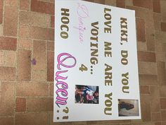 Homecoming Queen Poster Ideas High Schools, Homecoming Royalty Poster Ideas, Hoco Queen Poster Ideas, Homecoming Queen Poster Ideas, Homecoming Poster Ideas Queen, Homecoming Court Poster Ideas, Hoco Queen, Hoco Posters, Homecoming Poster