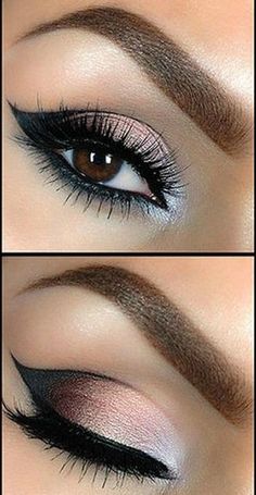 Tutorial: Beautiful Smokey Eye Makeup - Want to do it yourself? Click on the image for the tutorial! Machiaj Smokey Eyes, Smink Inspiration, Beauty Make-up, Beautiful Eye Makeup, Makijaż Smokey Eye, Smokey Eyes, Makeup Goals, Perfect Makeup, Smokey Eye Makeup