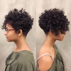 Short Curly Hair Pixie, Curly Hair Pixie, Curly Pixie Hairstyles, Short Curly Pixie, Natural Hair Transitioning, Short Curly Haircuts, Short Curls, Hair Pixie, Tight Curls