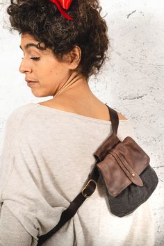 Retro Look Hip Bag, Fanny Pack, Leather and Canvas, Retro Style Bag, Traveler Bag, Unique Bag, Utility Hip Belt, Hip Pouch, Long Strap Purse US$69.00 #RuthKraus, #shoulderbag #crossbodybag  #ruthkrausbags, #fannypack, #beltbag, #hipbag, #smallbag #ruthkrausbags, #canvasbag, #smallbags #accessorieonline, #leatheraccessorie, #womenfashion, #bagsandpurses, Brown Pouch Belt Bag For Everyday Use, Leather Pouch Belt Bag For Daily Use, Vintage Brown Belt Bag For Everyday Use, Daily Use Mobile Phone Pouch Belt Bag, Handmade Pouch Belt Bag For Travel, Everyday Backpack Belt Bag With Pockets, Leather Handle Belt Bag For Everyday Use, Everyday Belt Bag With Removable Pouch, Brown Pouch Belt Bag With Zipper