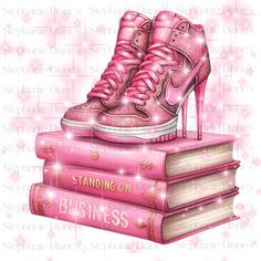 Pictures Of High Heels, 100th Day Of School Crafts, Pink Wallpaper Girly, Png Background, Background Transparent, Girly Wall Art, Glitter Sneakers, Girly Art Illustrations, Cute Wallpaper For Phone