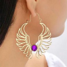 Flight Of The Valkyries Purple Central Garnet Gold Wing Egyptian Scarab Earrings Brand New See Pictures For Measurements! Zinc Alloy Material Even Prettier In Person, Perfect For Casual Or Special / Formal Occasions I Love To Bundle! Contact Me For Bundle Pricing Before Purchase! Inventory Bin V Rhinestone Free People Anthropologie Zara Angel Angelic Bling Boho Cute Nature Stud Small Dainty Formal Wedding Birthday Party Gift Festival Spring Summer 2022 2023 Trends Trendy Casual Cute Statement Ea Bohemian Brass Hoop Earrings For Party, Bohemian Metal Hoop Earrings For Party, Pierced Bohemian Hoop Earrings For Parties, Bohemian Hoop Earrings For Party, Purple Bohemian Jewelry For Summer, The Valkyries, Egyptian Earrings, Egyptian Scarab, Gold Wing