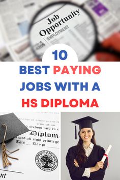 the top 10 best paying jobs with a hs diploma