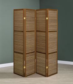 Browning Walnut Room Divider - Ornate Home Room Divider Folding, Textured Aesthetic, Bamboo Room Divider, Bamboo Panels, Panel Room Divider, Concept Home, Ornate Furniture, Folding Screen, Wood Dust