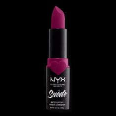 Nyx Professional Makeup Suede Matte Lipstick Lightweight Lipstick And Liner In Sweet Tooth. Benefits: Non-Drying Velvety-Matte Lipstick Super Soft & Lightweight Lipstick With Full Coverage Bold Pigment And No Tug Application. Offering Hours Of Smooth Matte Coverage That Never Feels Dry Featuring An Adorable Heart-Adorned Case Vegan Lipstick Formula (No Animal-Derived Ingredient Or By-Product) Cruelty Free Nyx Powder Puff Lippie, Nyx Lip Lingerie, Nyx Liquid Suede, Vegan Lipstick, Nyx Soft Matte, Color Lip Balm, Nyx Makeup, Matte Lip Cream, Lip Lacquer