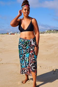 For a striking look in the sun, drape the Senya Multi Sarong over beachwear, or wear it alone as a wrap skirt or headwrap. Made from a luxurious and lightweight twill that rests softly against the skin and featuring our lively butterfly inspired signature Octavia print and Adinkra detail border. With its multiple styling opportunities, we can see why it's so loved. Unlined Frayed edges Convertible styling Lightweight Material One Size - 72 x 40 (inches) Fabric - 100% ModalCare - Hand wash separa Swimsuit Coverups, Human Relations, Tie Up Dress, Cozy Scarf, Summer Feeling, Beach Inspired, Sarong, Wrap Skirt, Head Wraps