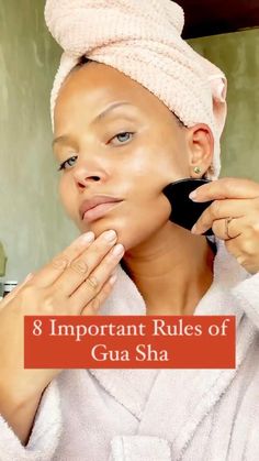 Gua Sha is an ancient ritual- and its a must add to your morning or night skin care routine. MAED shows you the technique for how to give yourself a gua sha facial for tighter, brighter, glowy skin. Here are 8 important for for Gua Sha, plus all of your questions answered. Follow MAED FOR more skincare tips! Facial Massage Routine, Face Yoga Facial Exercises, روتين العناية بالبشرة, Face Yoga, Face Massage, Facial Massage, Body Skin Care Routine, Gua Sha, Beauty Skin Care Routine