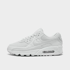 Women's Nike Air Max 90 Casual Shoes| Finish Line Nike Classic, Nike Air Max For Women, Newest Jordans, School Fits, Nike Air Max 90, Shoes White, Finish Line, Running Sneakers, Sneakers Athletic