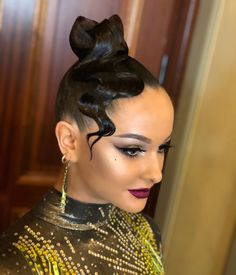 Ballroom Hairstyles, Salsa Costume, Hairstyle For, Makeup Stylist