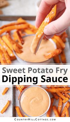 sweet potato fry dipping sauce in a bowl