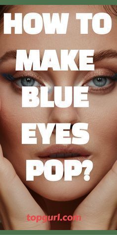 Pop Makeup, Blue Eyes Pop, Eyeshadow For Blue Eyes, Best Makeup Tips, Natural Eyeshadow, Best Eyeshadow, Stunning Makeup