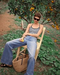 J Crew Looks, Sailor Jeans, Jeans Frame, The Sailor, Blue River, New Pant, Denim Trousers, Wide Leg Denim, White Denim