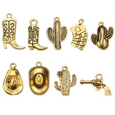 PRICES MAY VARY. Product Content: You will receive 3.5 ounces/100 grams western cowboy charms, sufficient quantity and diverse variety to meet your various needs. Perfect for jewelry making. Please note that this product is only suitable for people aged 13 and above. Due to the small size of the item, please stay away from aged 0-12. Product Size: The size of these western cowboy pendants are small, compact and portable, allowing you to carry everywhere and share with others. Special Design: The Western Gifts For Men, Metal Cowboy, Cow Boys, Keychain Gifts, Bracelet Keychain, Chapeau Cowboy, Gold Color Scheme, Charms For Jewelry Making, Jewelry Making Necklace