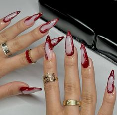 Nails Stiletto Long, Bali Nails, Unghie Sfumate, Kutek Disney, Unghie Nail Art, Classy Acrylic Nails, Long Acrylic, Gel Nail Designs, Dream Nails