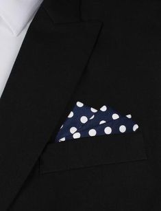 Buy Pocket Square Online | Mens Pocket Squares | Pocket Square | OTAA Handkerchief Men, Lapel Flower, Formal Suit, Fashion Suits, Formal Suits, Mens Fashion Suits, Pocket Squares, Silver Cufflinks, Black Polka Dot