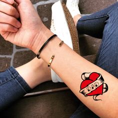 Custom Temporary Tattoo: www.ohmytat.com Instagram: @oh.my.tat * Quantity: 2 Pieces * Size: 1.7 x 2 in * Safe and non-toxic, waterproof and FDA passed * High quality non-reflective temporary tattoo * Lasts 2-5 Days depending on different placements * Removes easily with baby oil or makeup remover * Worldwide Shipping Custom Temporary Tattoo: www.ohmytat.com Instagram: @oh.my.tat Old School Rose, Grandma Tattoos, Heart Temporary Tattoos, Tattoos With Kids Names, Custom Temporary Tattoos, Back Of Shoulder Tattoo, Incredible Tattoos, Instagram Tattoo, Tattoo Videos