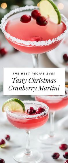 Image for Tasty Christmas Cranberry Martini Christmas Martini Recipes Vodka, Cranberry Martini Recipes, Christmas Martini Holiday Drinks, Festive Martinis, Holiday Martinis Christmas, Holiday Martini Recipes, Cranberry Holiday Cocktail, Festive Drinks Alcohol, Christmas Martinis