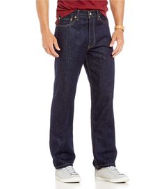 Shop for Levi's® 550™ Relaxed-Fit Jeans at Dillard's. Visit Dillard's to find clothing, accessories, shoes, cosmetics & more. The Style of Your Life. Mens Jeans Fit, Sperrys Men, Levis 550 Jeans, Khaki Pants Men, American Eagle Men, Denim Jacket Men, Straight Fit Jeans, Relaxed Fit Jeans, Running Clothes