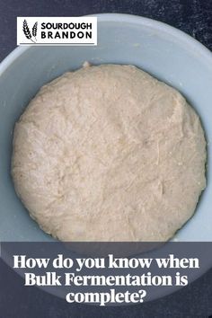 Bread before and after bulk fermentation in mixing bowl Fermented Bread, Bread Maker Recipes, How To Make Dough, Homemade Sourdough