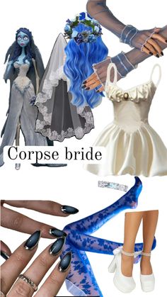 corpse bride costume idea Emily Corpse Bride Inspired Outfit, Simple Corpse Bride Costume, Wedding Dress Halloween Costume Ideas, Diy Corpse Bride Costume, Emily Corpse Bride Costume, Corpse Bride Dress, Corpse Bride Wedding, Bride 2024