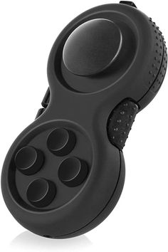 an image of a game controller with buttons on it's back end and side