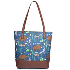 Buy COLES Women's Floral Beige Printed Tote Bag (Multicolour) at Amazon.in