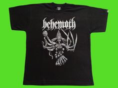 BEHEMOTH+-+Ezkaton+T-shirt+Black+(L)+NEW+heavy+thrash+death+metal Metal Music Bands, Heavy Metal Shirt, Dope Tees, Print Screen, T-shirts & Tank Tops, High Quality T Shirts, Pop Fashion