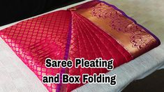 Pattu Saree Styling Ideas, Saree Pleating And Folding, Saree Pre Pleating And Folding, Saree Prepleating, Saree Draping Styles Modern, Saree Dress Design Ideas, Saree Draping Ideas, Saree Pleats, Sari Draping