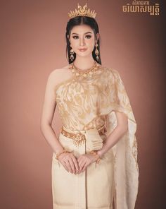 Cambodian Fashion, Traditional Asian Dress, Ancient Dress