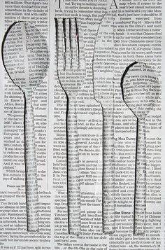 three forks and two spoons on top of an old book page with words written in it