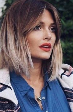 Parted Bangs, Latest Haircuts, Southern Women, Ombré Hair, Cut Her Hair, Short Hair With Bangs, Haircuts With Bangs, Short Bob Hairstyles