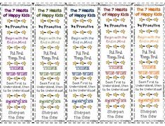 the twelve months of happy kids are shown in this printable bookmark for children's books