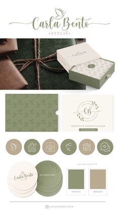 the packaging design is designed to look like it has been wrapped in brown and green paper